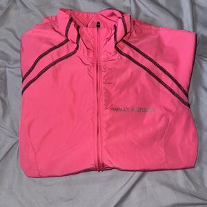 Helly Hansen Women Track Thin Jacket Activewear Casual Pink Full Zip size XS